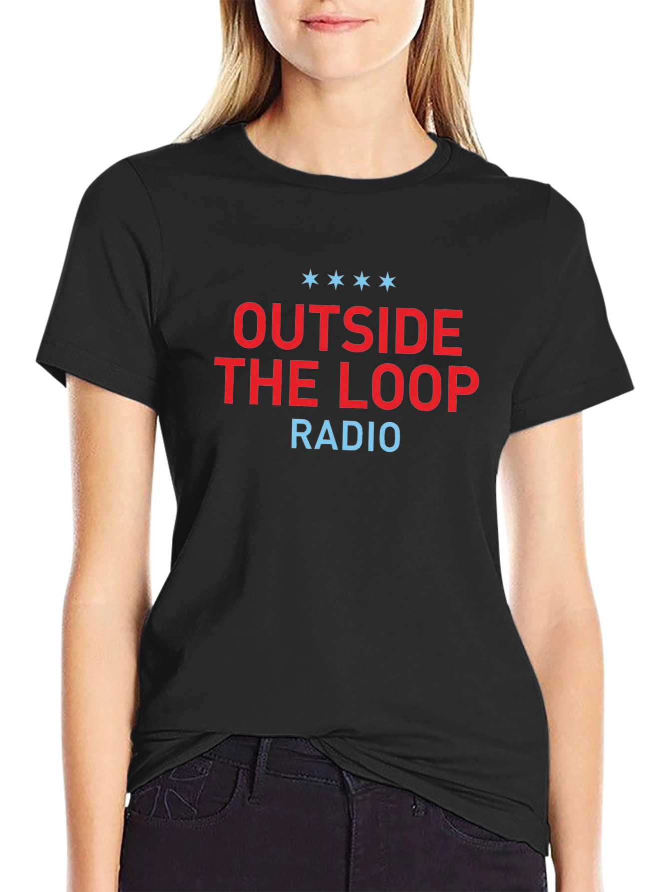 Outside the Loop Radio Black T-Shirt
