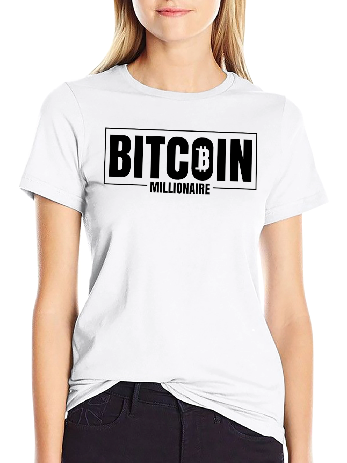 Bitcoin Millionaire Graphic Tee - Black