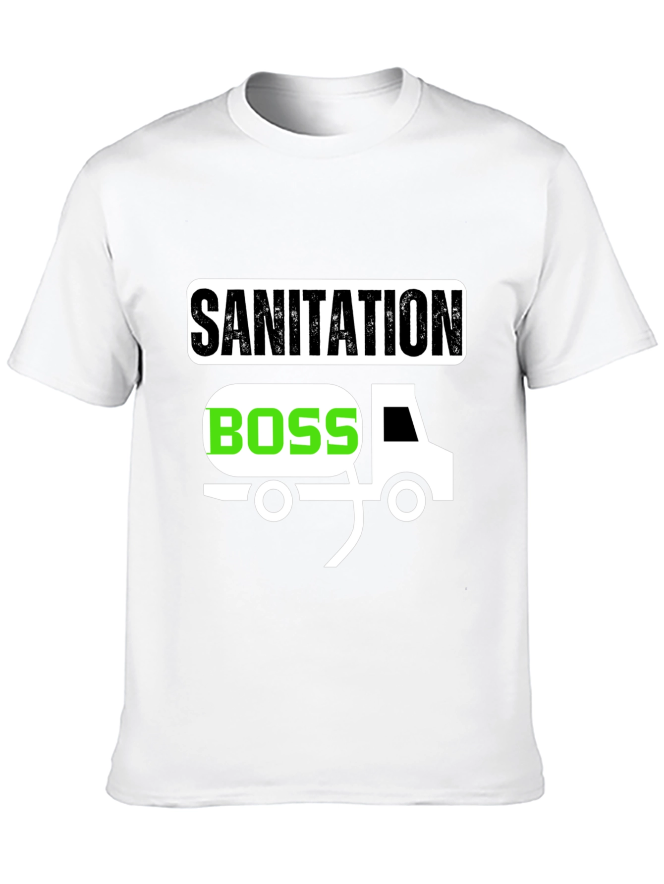 Sanitation Boss Graphic T-Shirt - Black