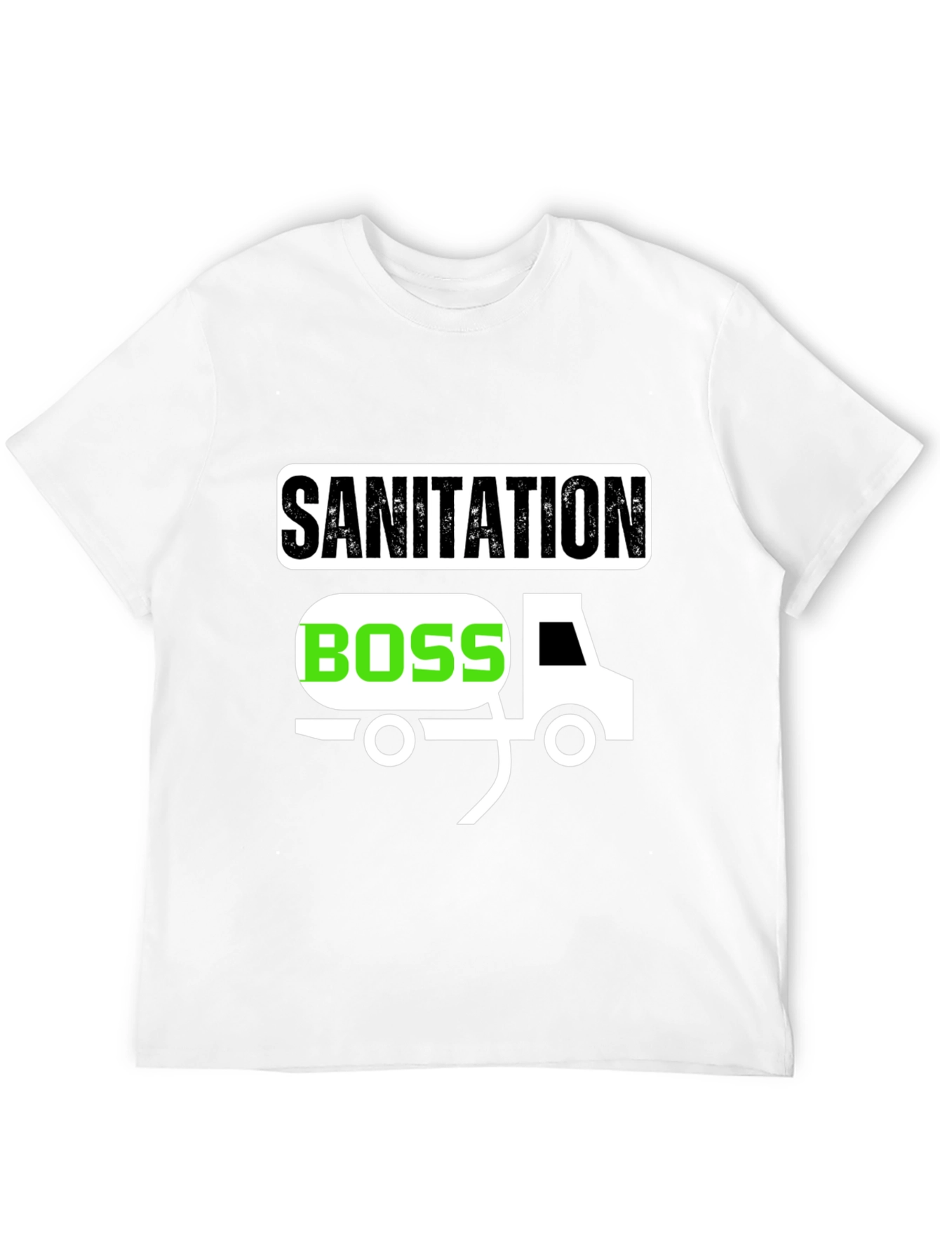 Sanitation Boss Graphic T-Shirt - Black