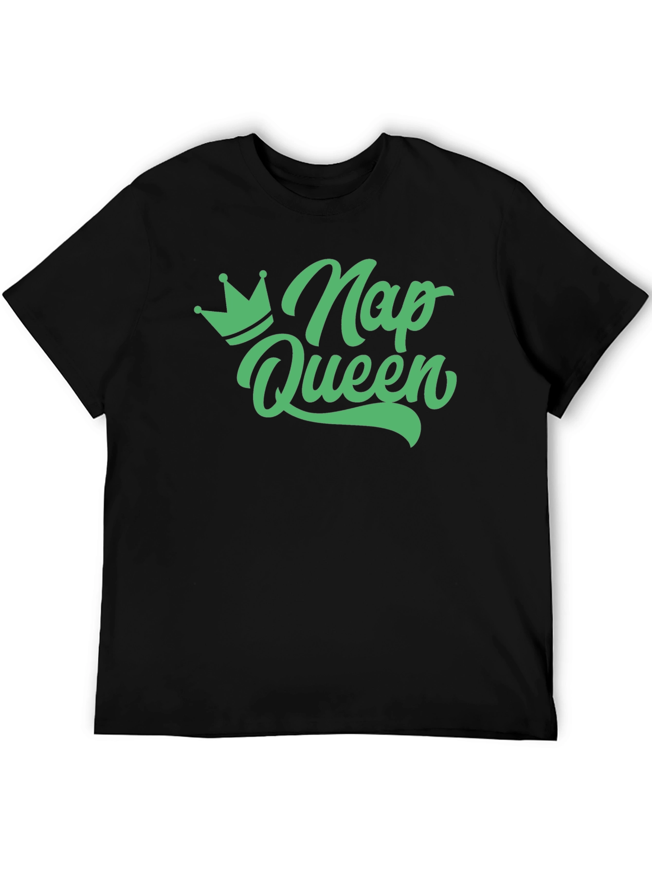 Nap Queen Graphic T-Shirt - Black Cotton Tee