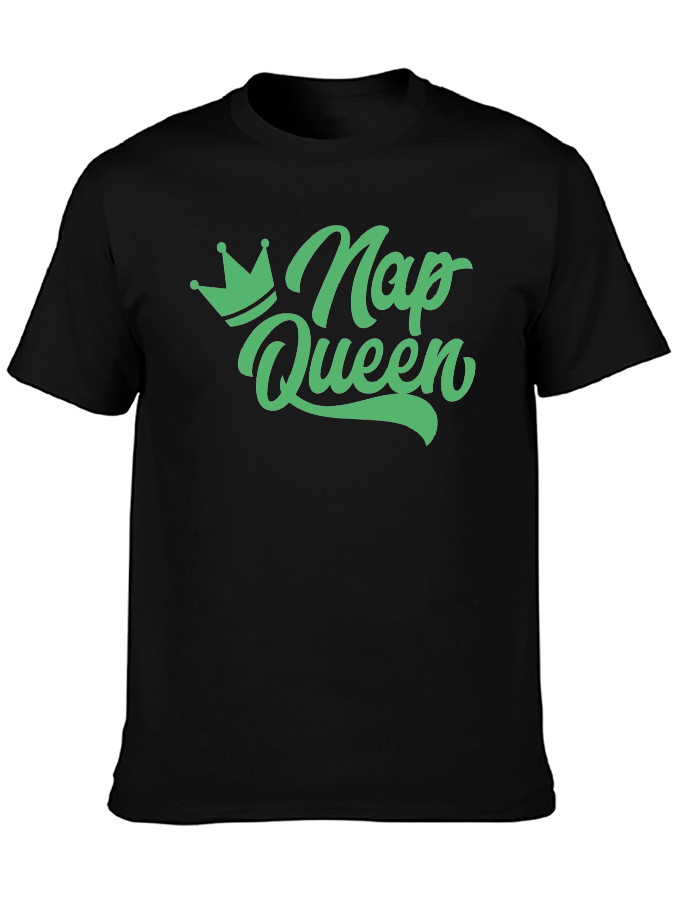 Nap Queen Graphic T-Shirt - Black Cotton Tee