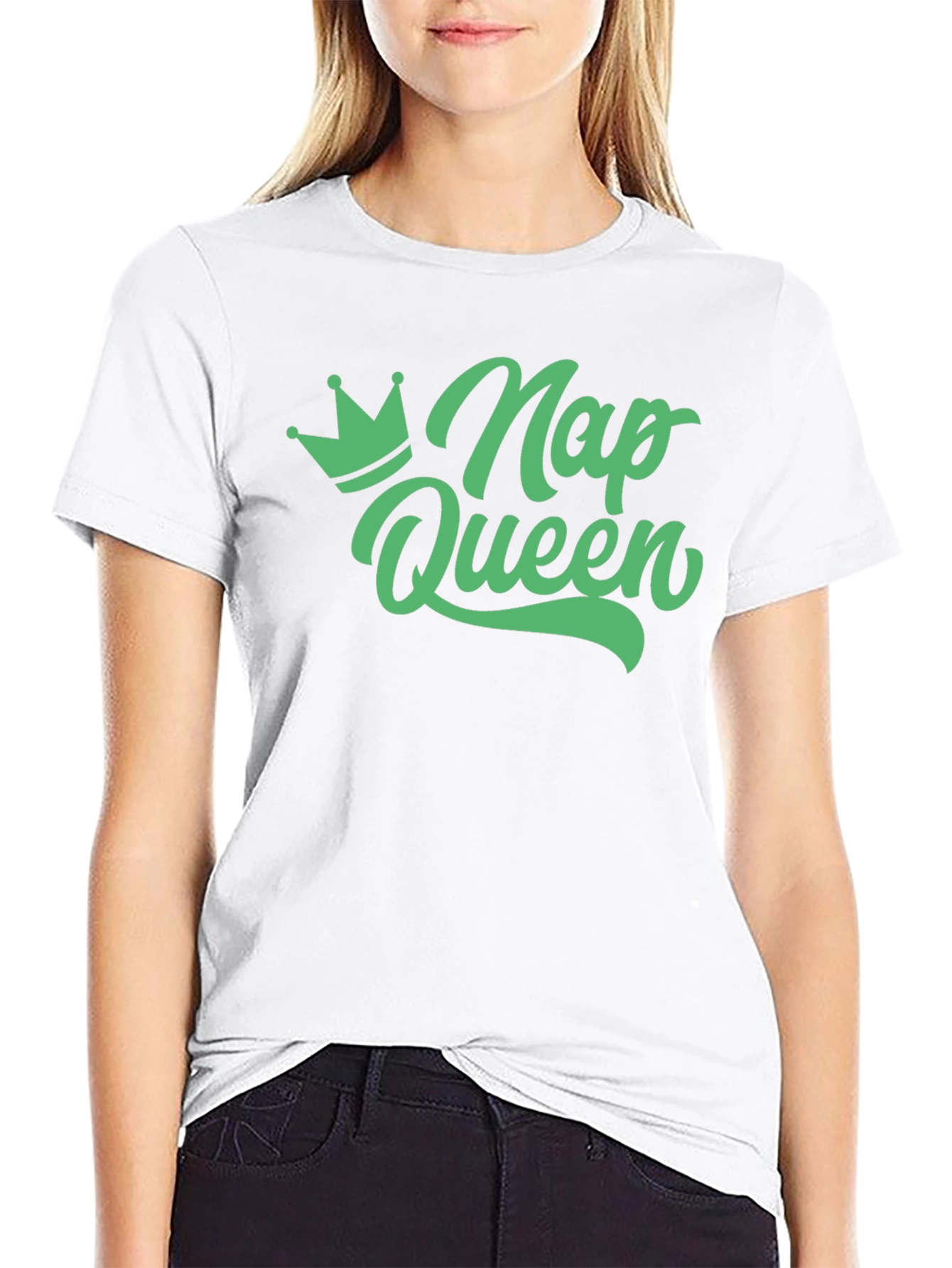 Nap Queen Graphic T-Shirt - Black Cotton Tee