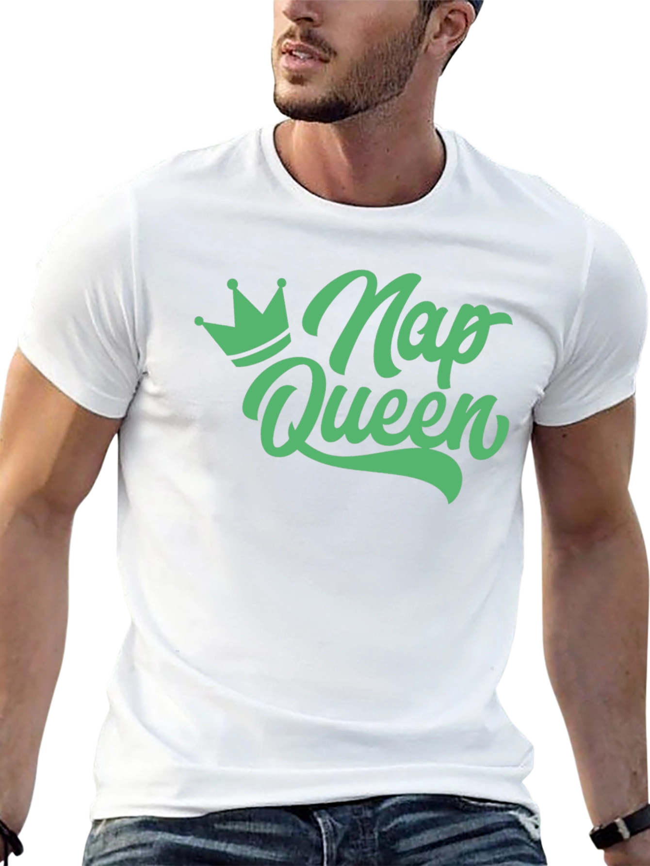 Nap Queen Graphic T-Shirt - Black Cotton Tee