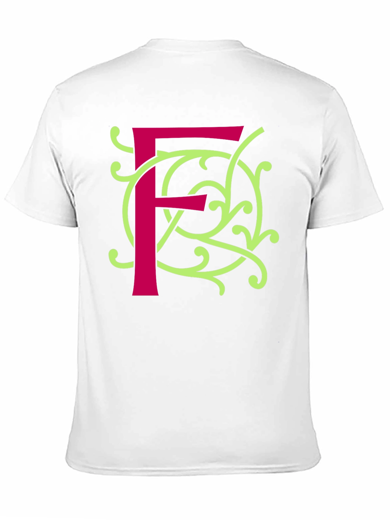 Letter F Graphic Tee - Unique Design