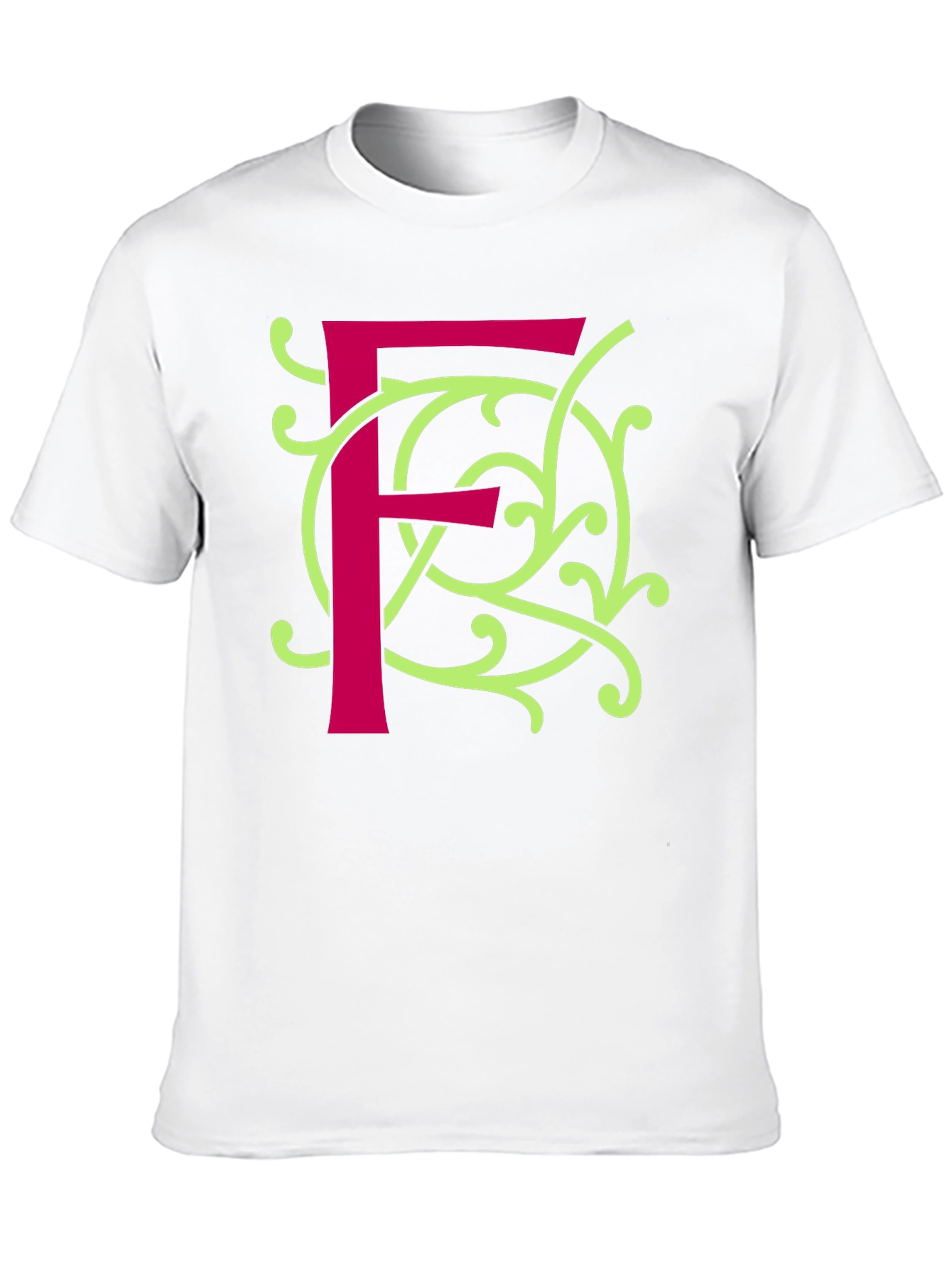 Letter F Graphic Tee - Unique Design