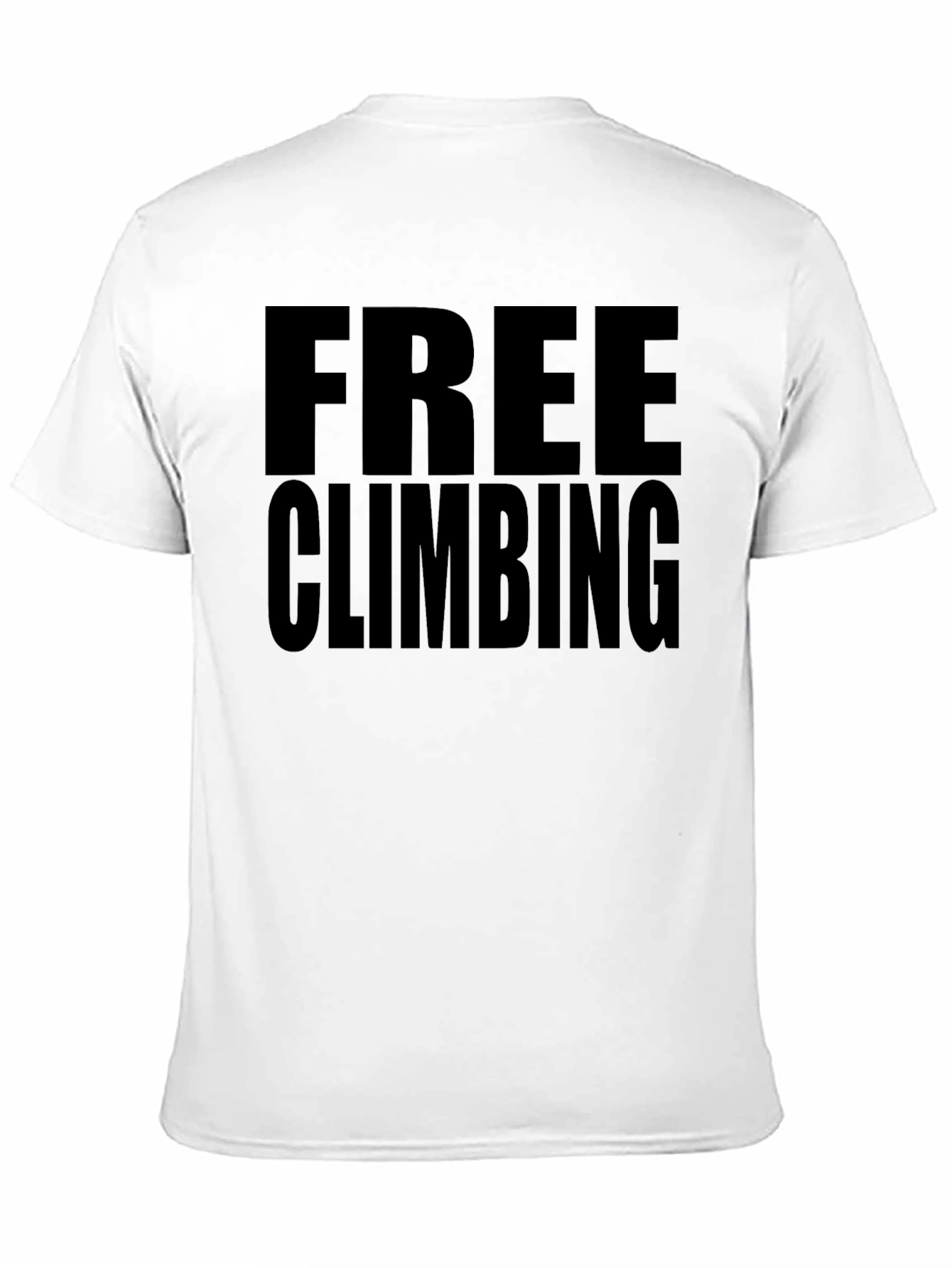 Free Climbing Graphic T-Shirt - Rock Climbing Tee