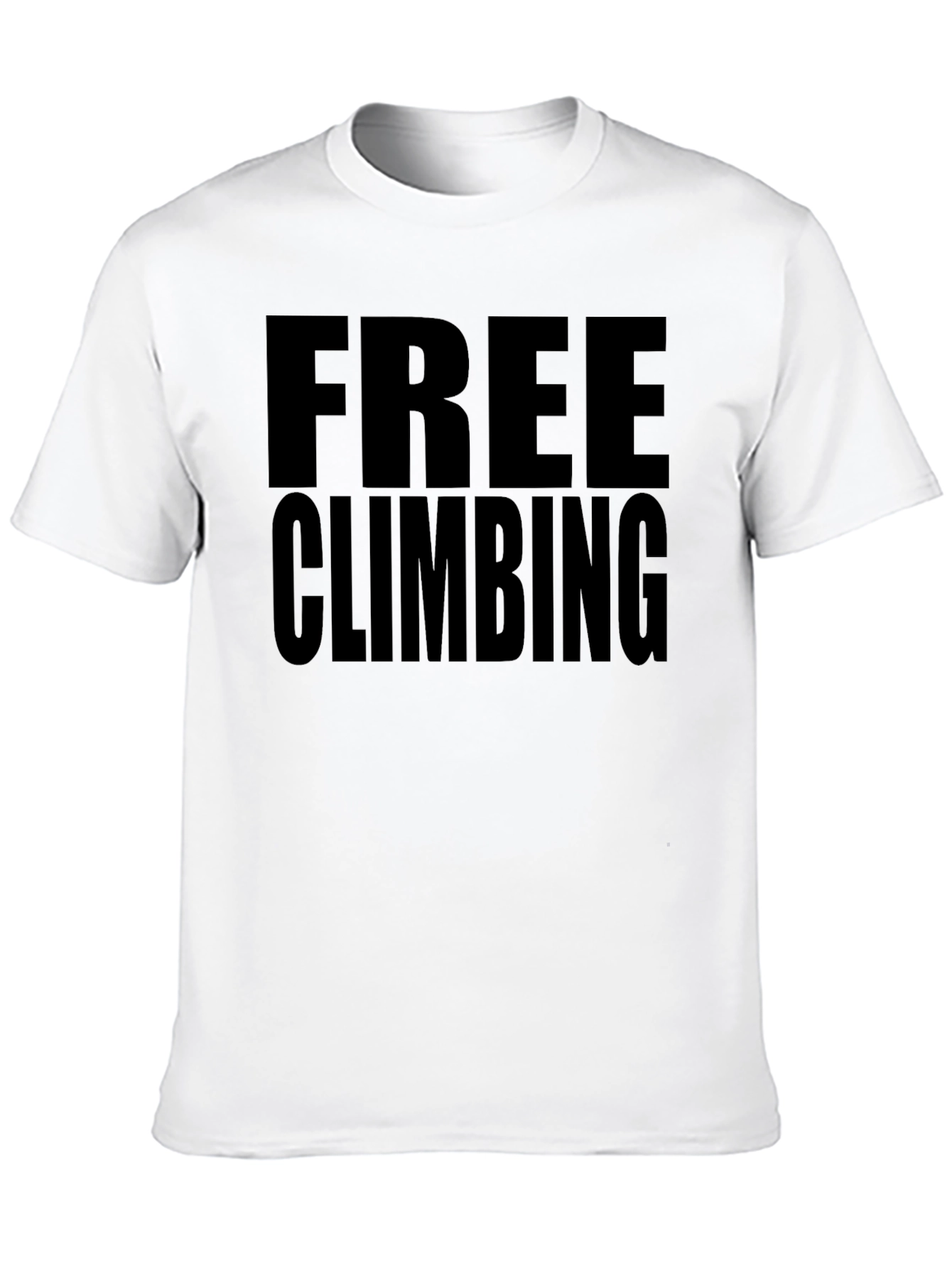 Free Climbing Graphic T-Shirt - Rock Climbing Tee