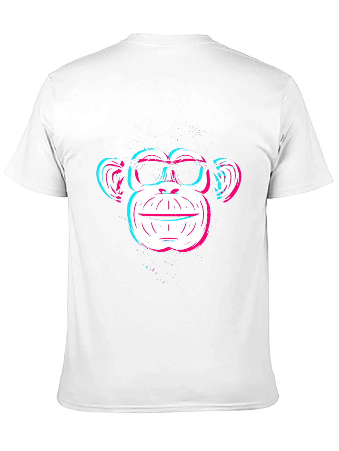 Cool Monkey Graphic Tee - Black Cotton Blend