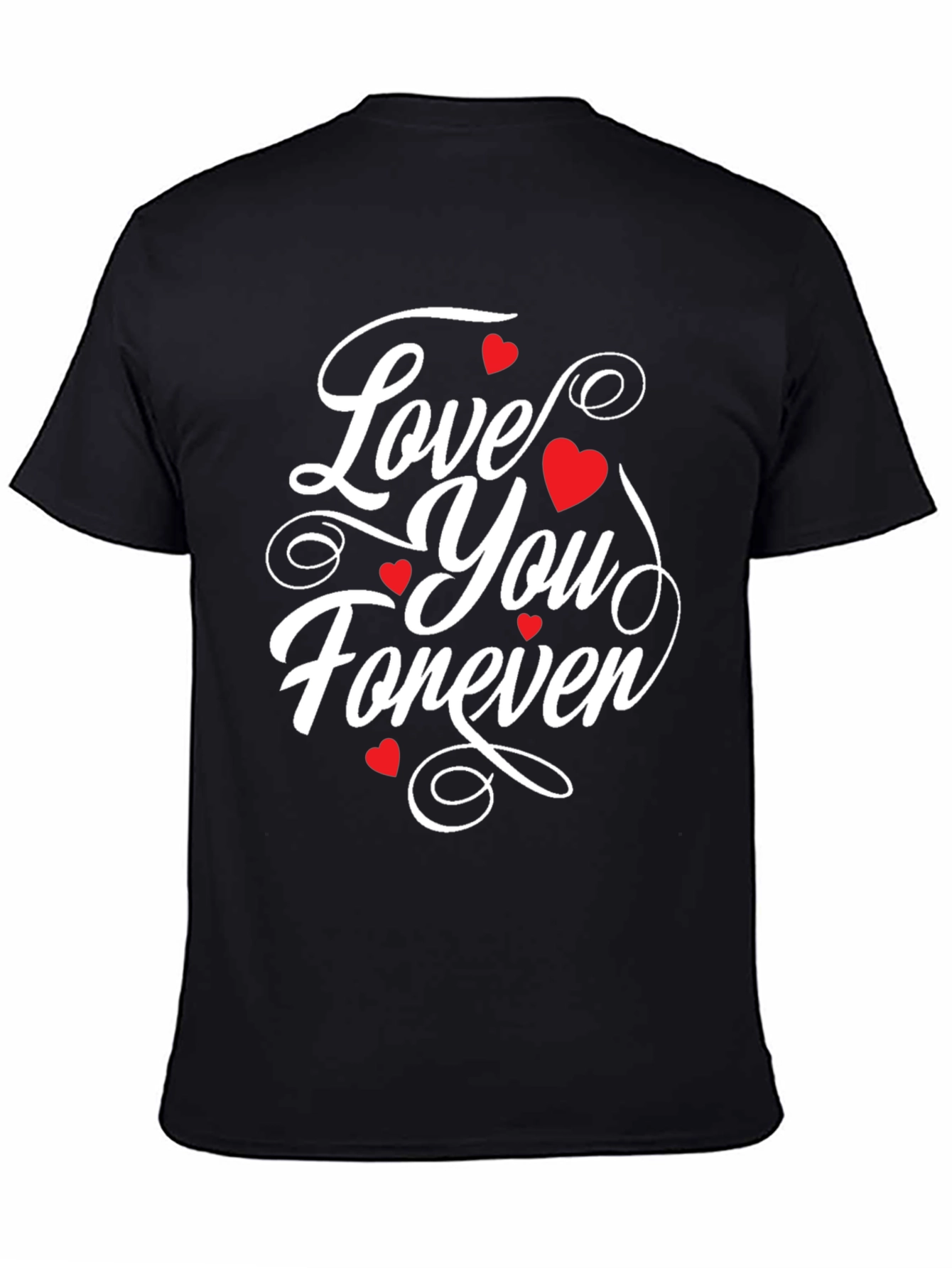 Love You Forever Graphic Tee - Black
