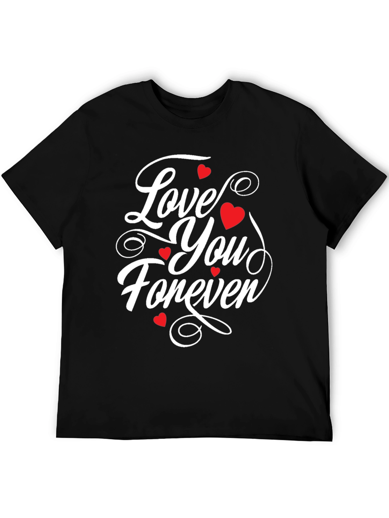 Love You Forever Graphic Tee - Black