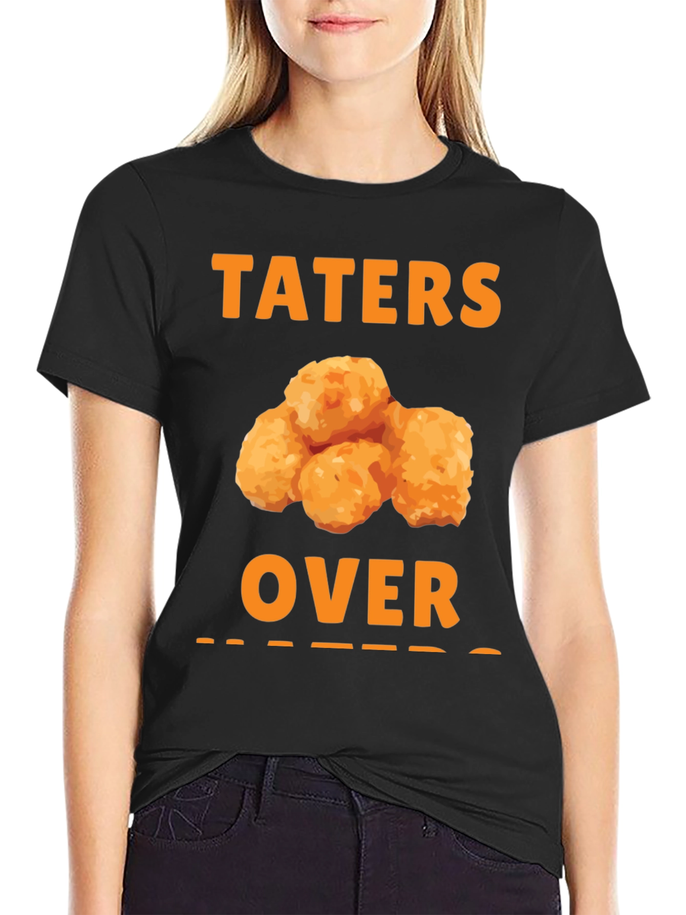 Taters Over Haters T-Shirt - Novelty Foodie Tee