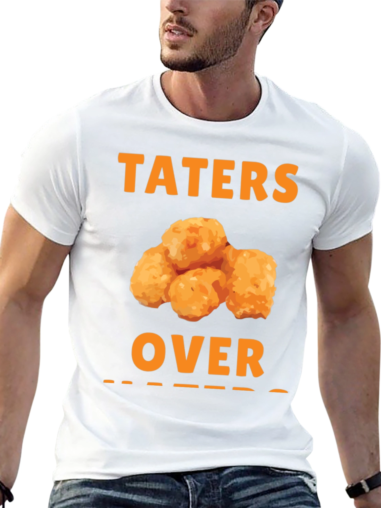 Taters Over Haters T-Shirt - Novelty Foodie Tee