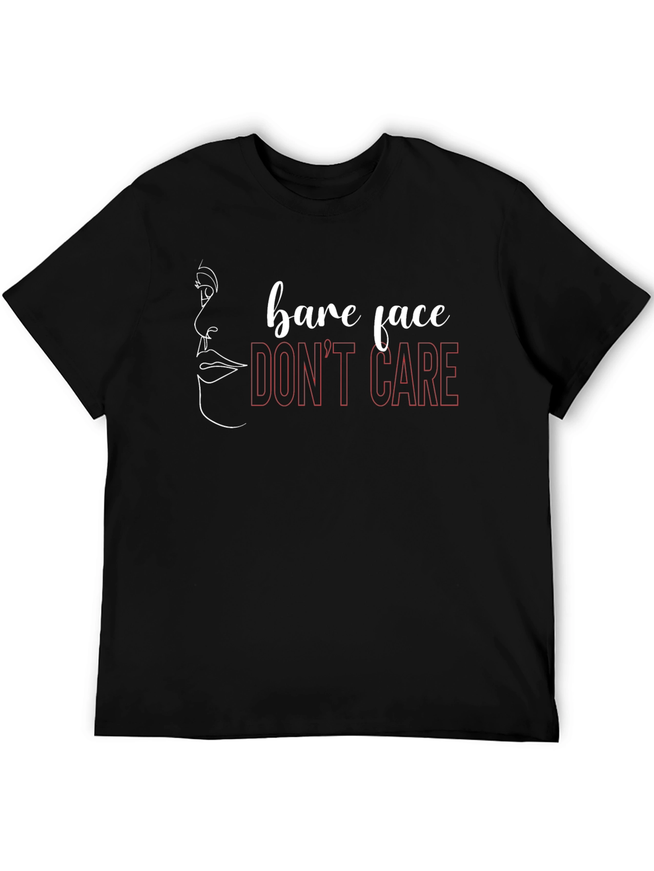 Bare Face Dont Care Graphic Tee