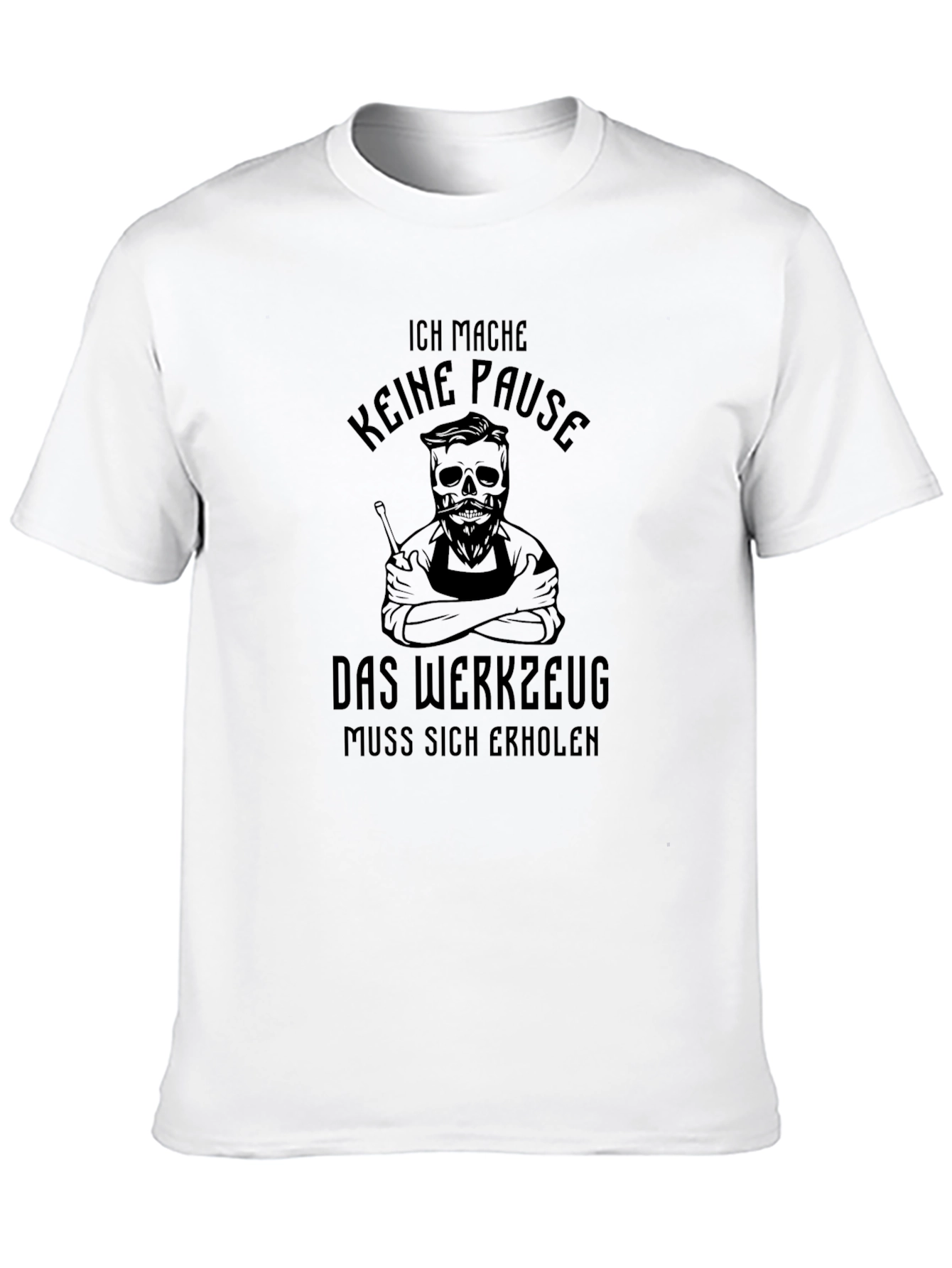 Ich Mache Keine Pause Black Graphic Tee