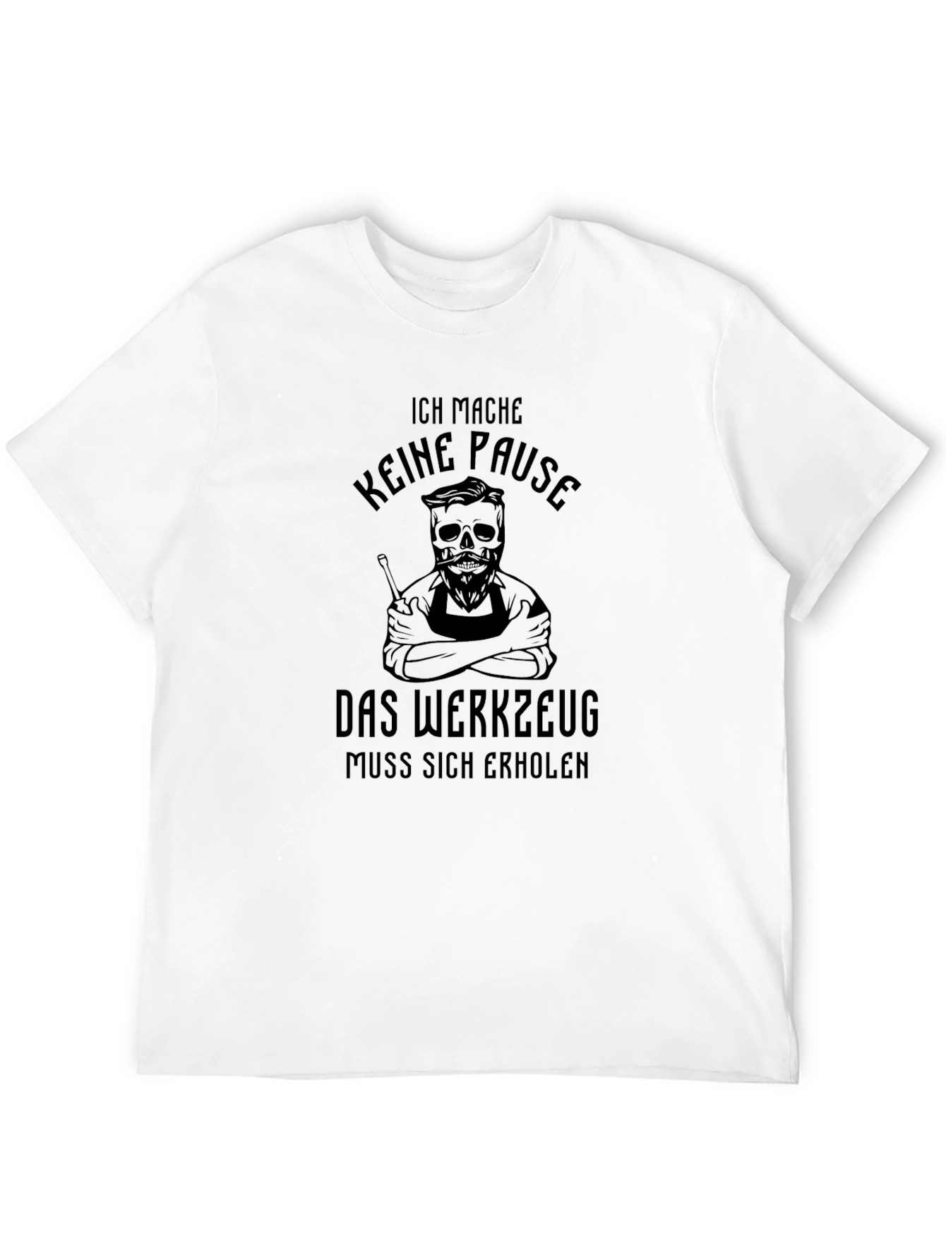 Ich Mache Keine Pause Black Graphic Tee