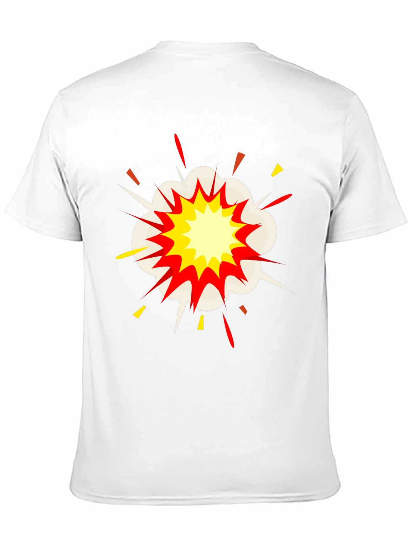 Comic Explosion Graphic Black T-Shirt
