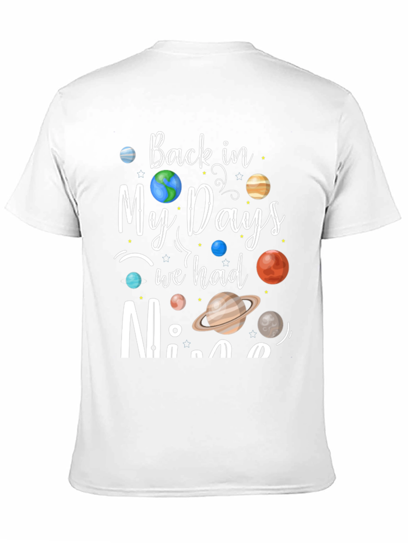 Back in My Days Planet T-Shirt