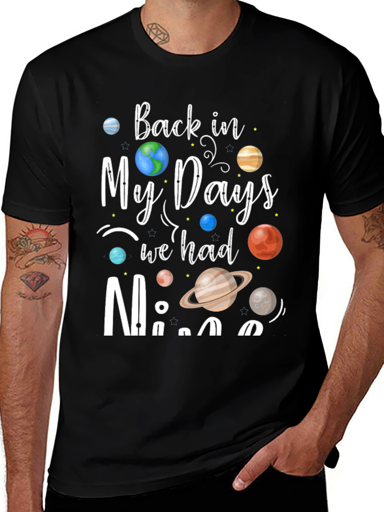 Back in My Days Planet T-Shirt