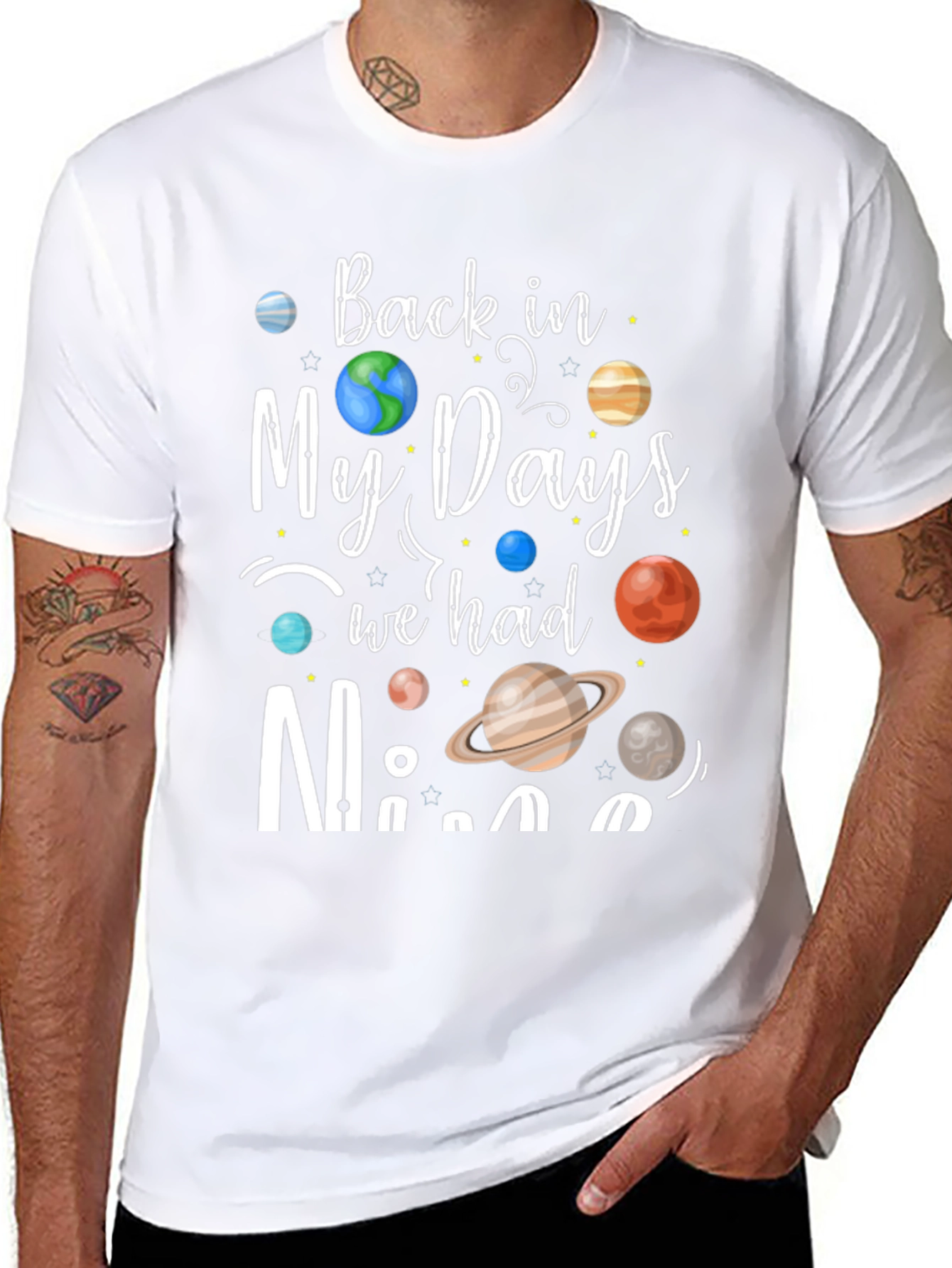 Back in My Days Planet T-Shirt