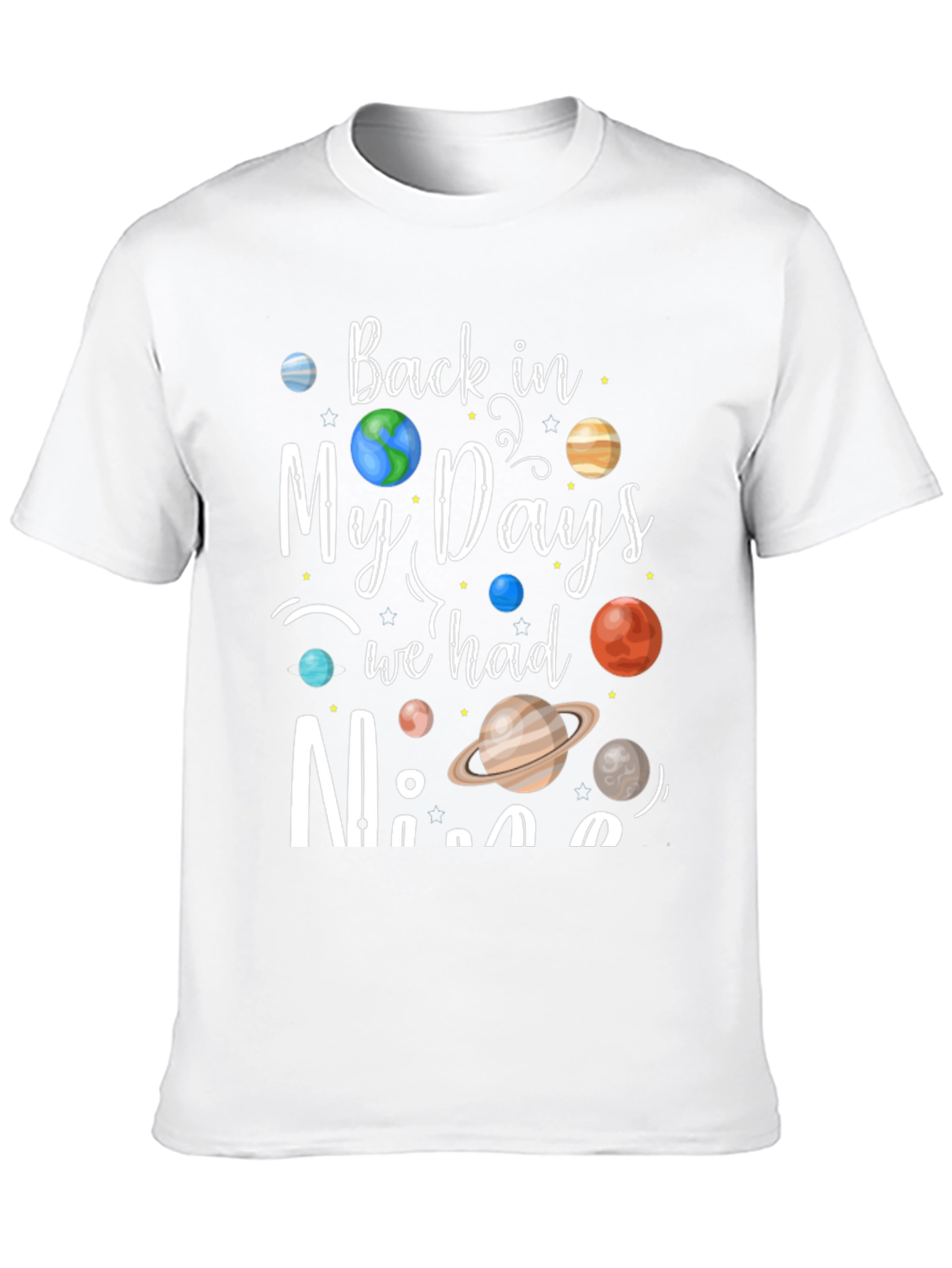 Back in My Days Planet T-Shirt