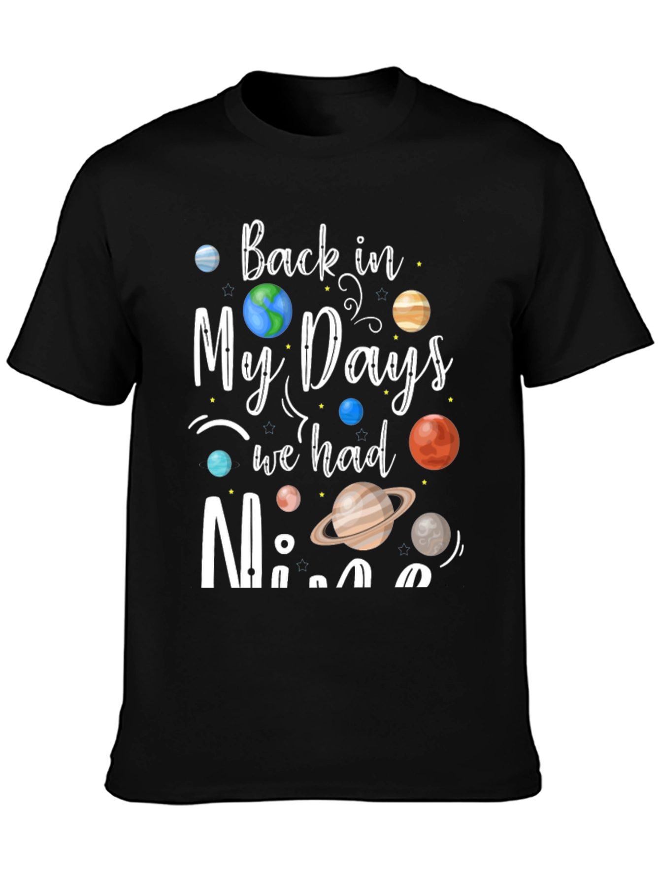 Back in My Days Planet T-Shirt