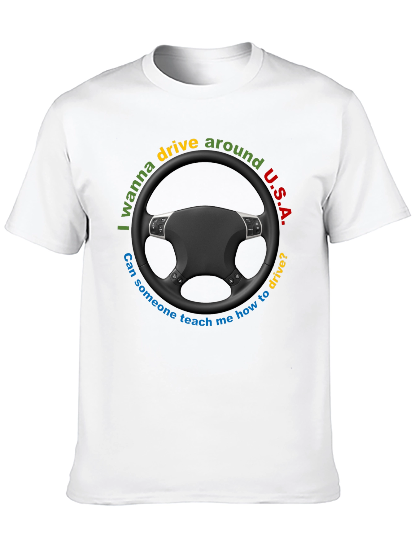 Drive Around U.S.A. Graphic T-Shirt