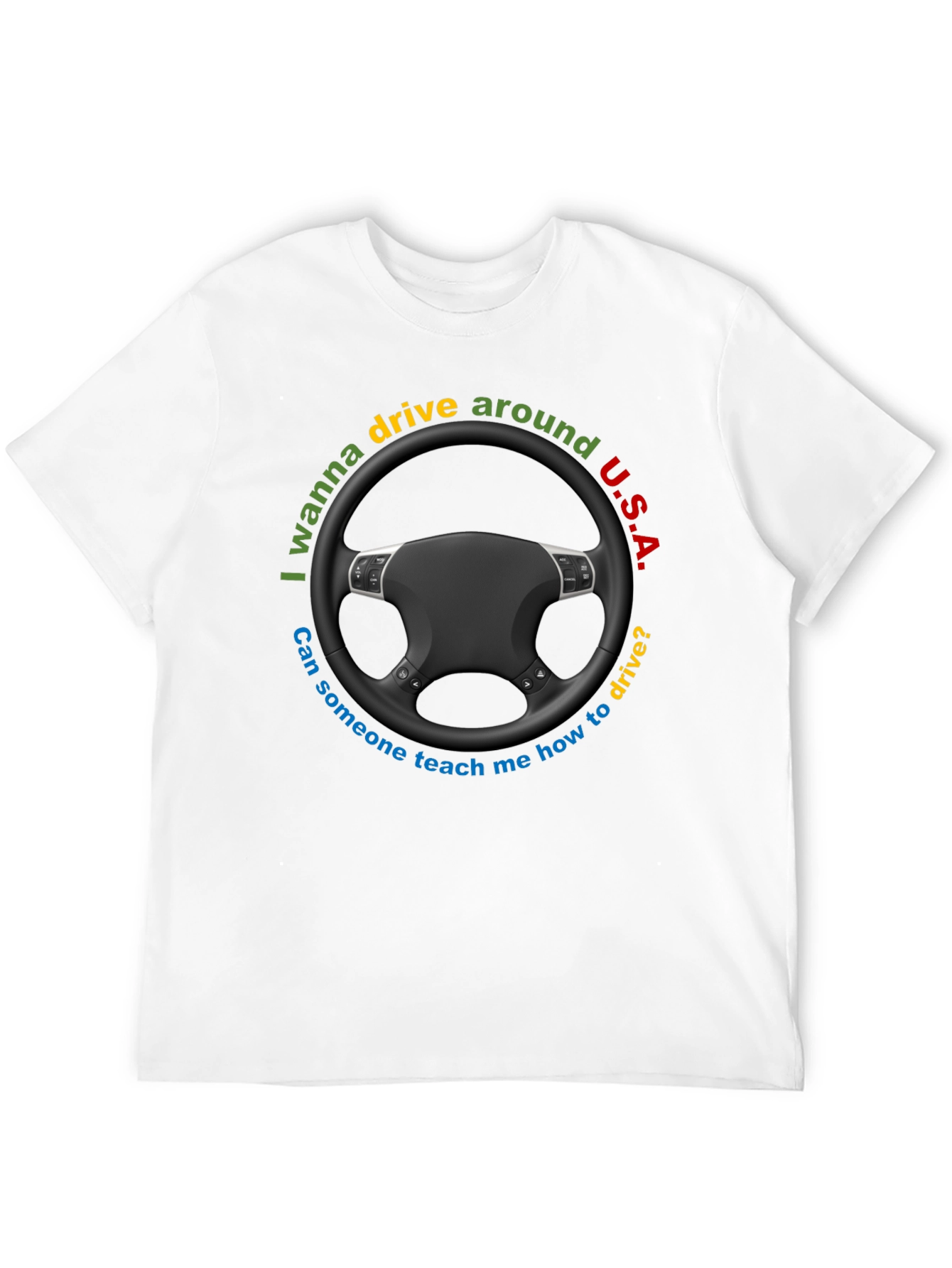 Drive Around U.S.A. Graphic T-Shirt