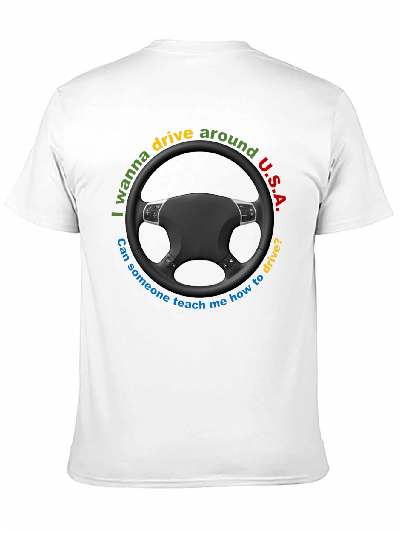 Drive Around U.S.A. Graphic T-Shirt