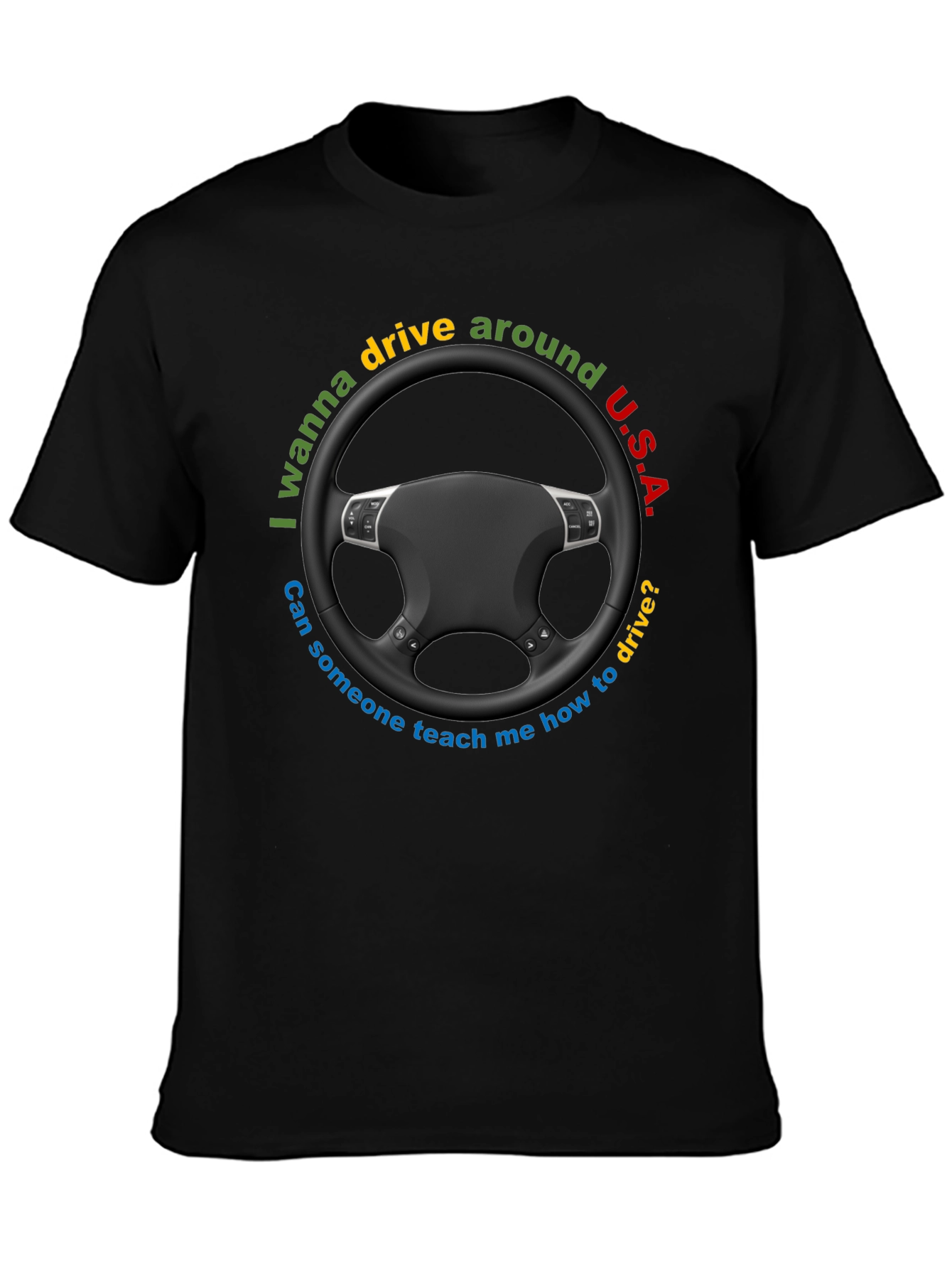 Drive Around U.S.A. Graphic T-Shirt