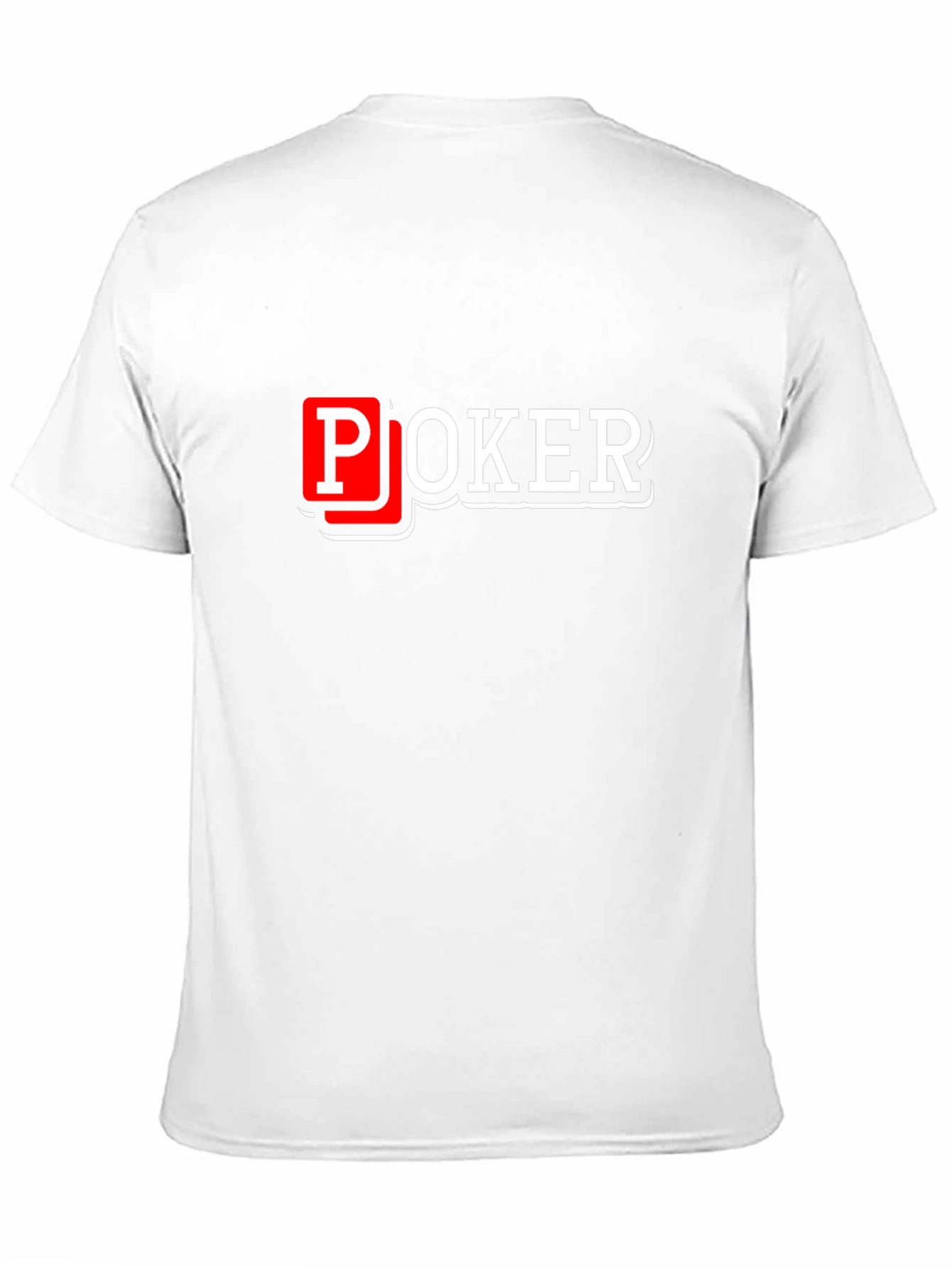 Poker Graphic T-Shirt - Black Cotton Blend