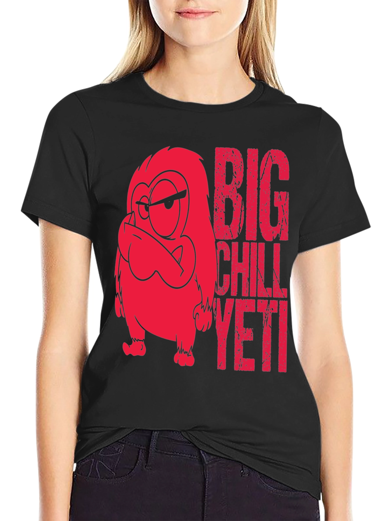 Big Chill Yeti Graphic T-Shirt - Black