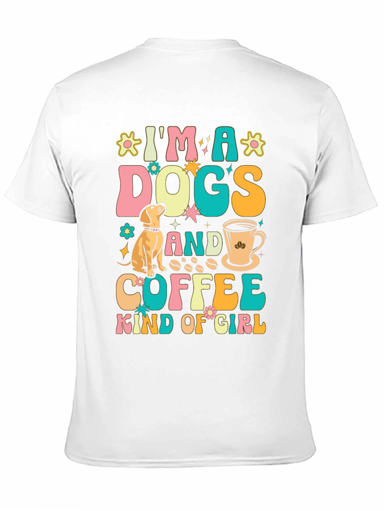 Dogs and Coffee Kind of Girl Graphic Tee