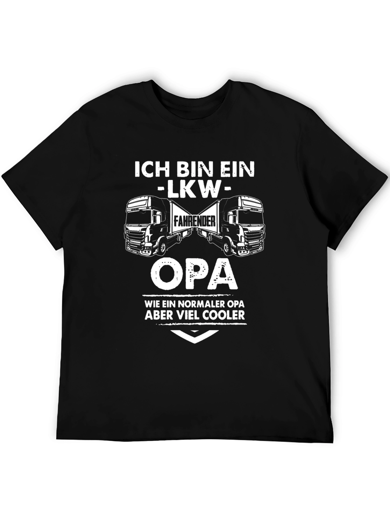 Ich Bin Ein LKW Fahrender Opa T-Shirt