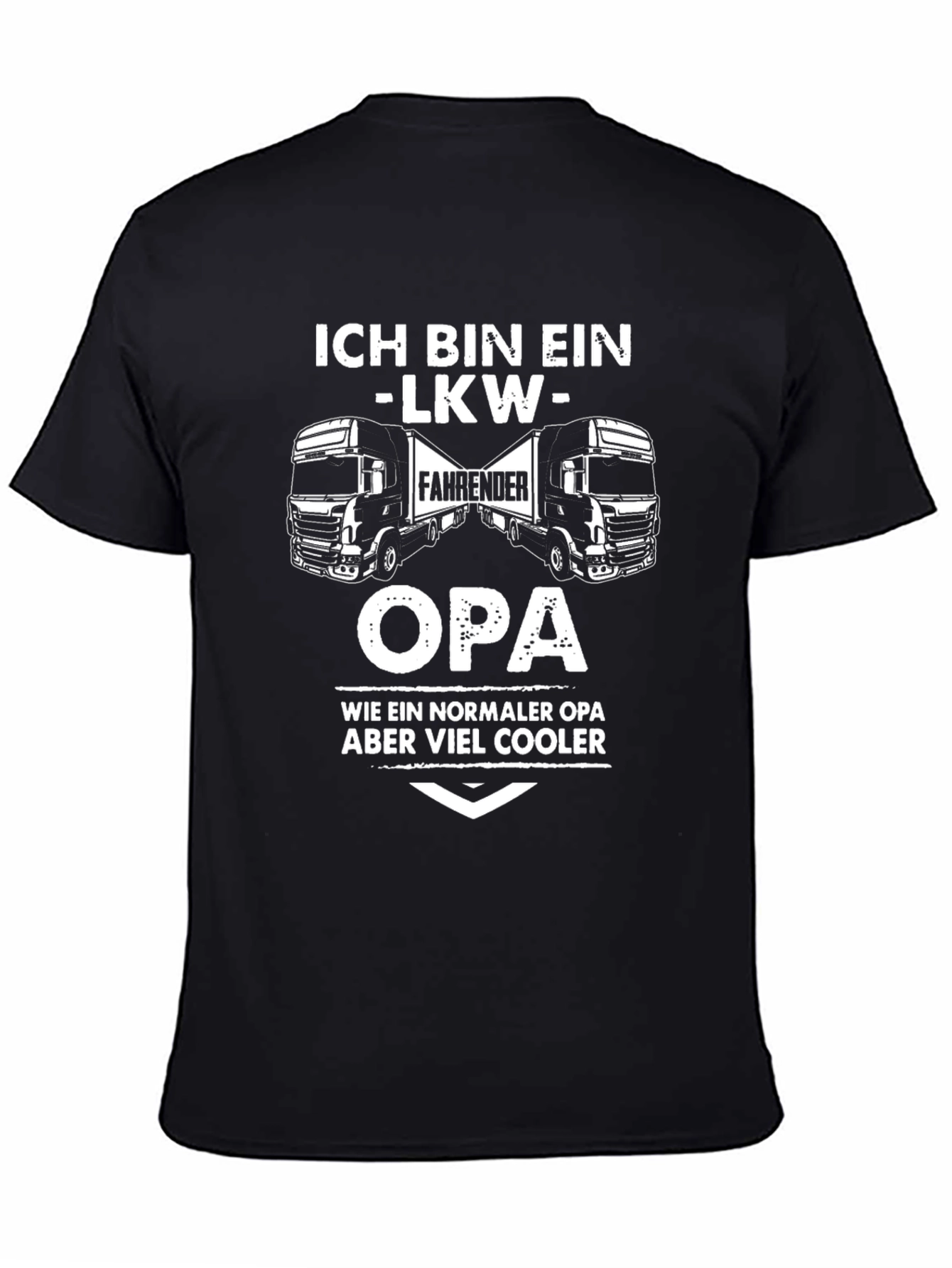 Ich Bin Ein LKW Fahrender Opa T-Shirt