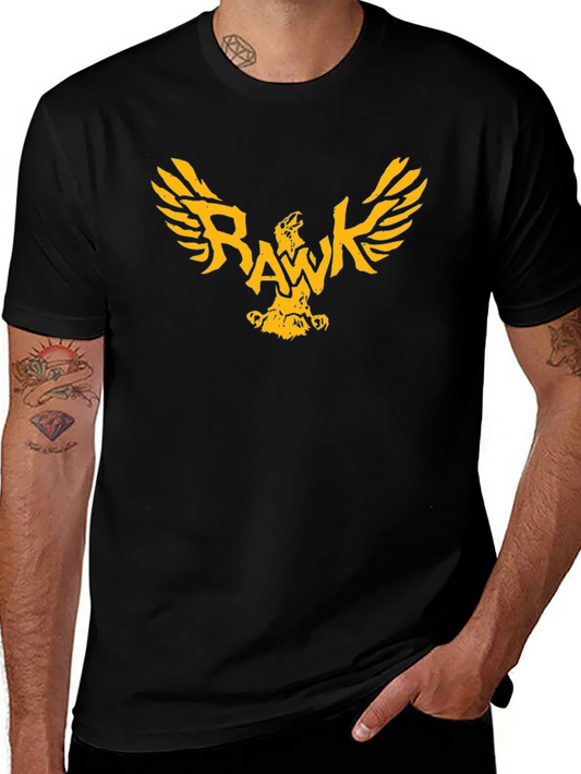 RAAWK Eagle Graphic Black T-Shirt