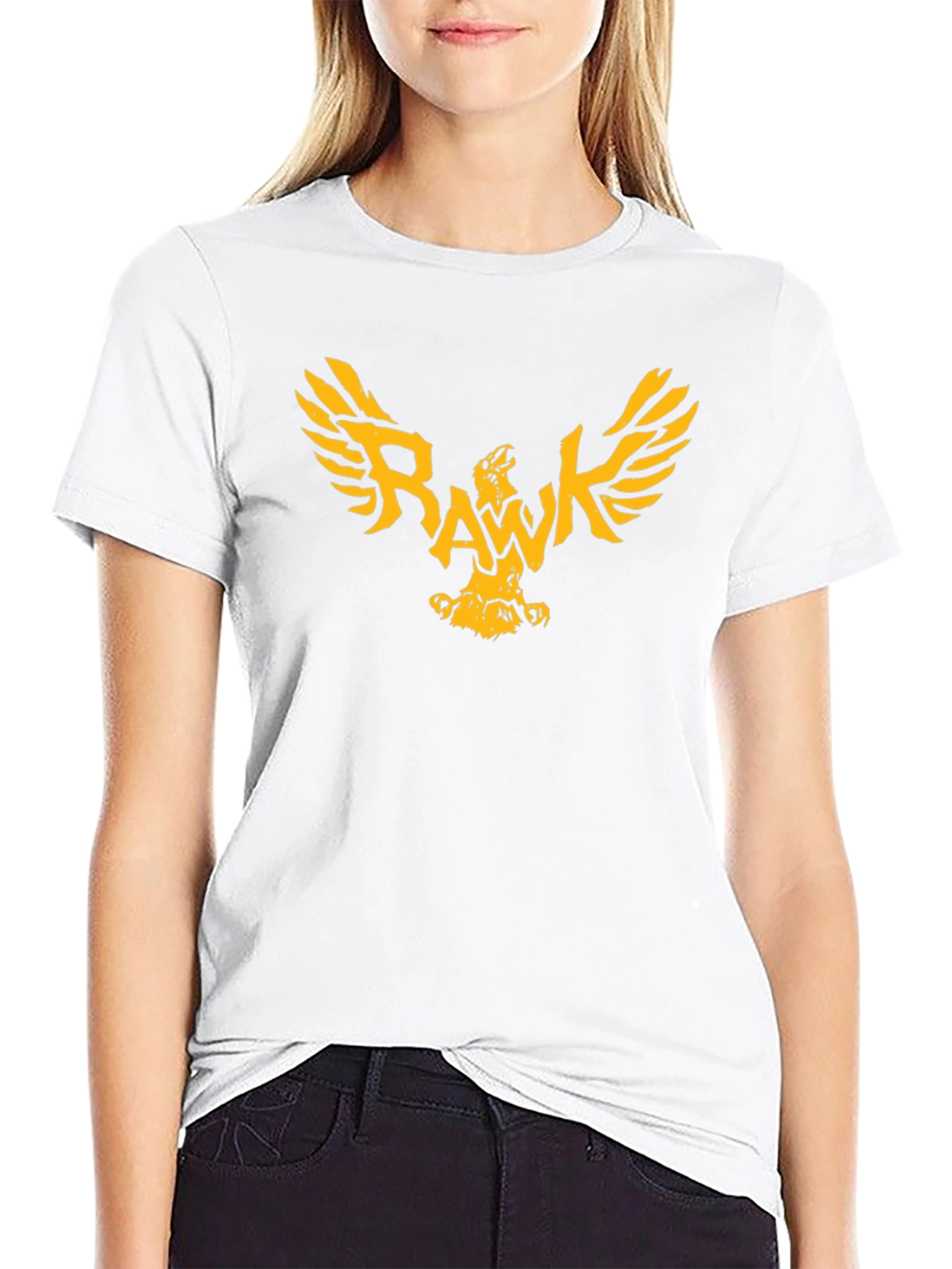 RAAWK Eagle Graphic Black T-Shirt