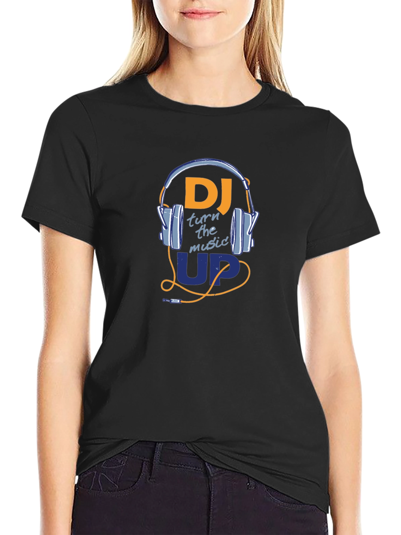 DJ Headphones Graphic Tee - Music Lovers T-Shirt