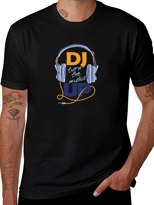 DJ Headphones Graphic Tee - Music Lovers T-Shirt