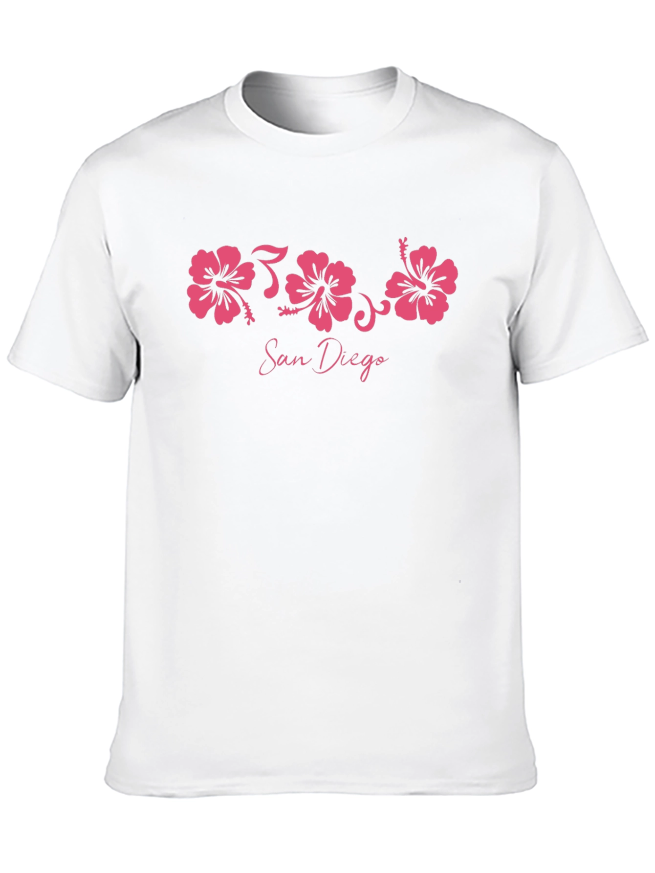 San Diego Hibiscus Black T-Shirt