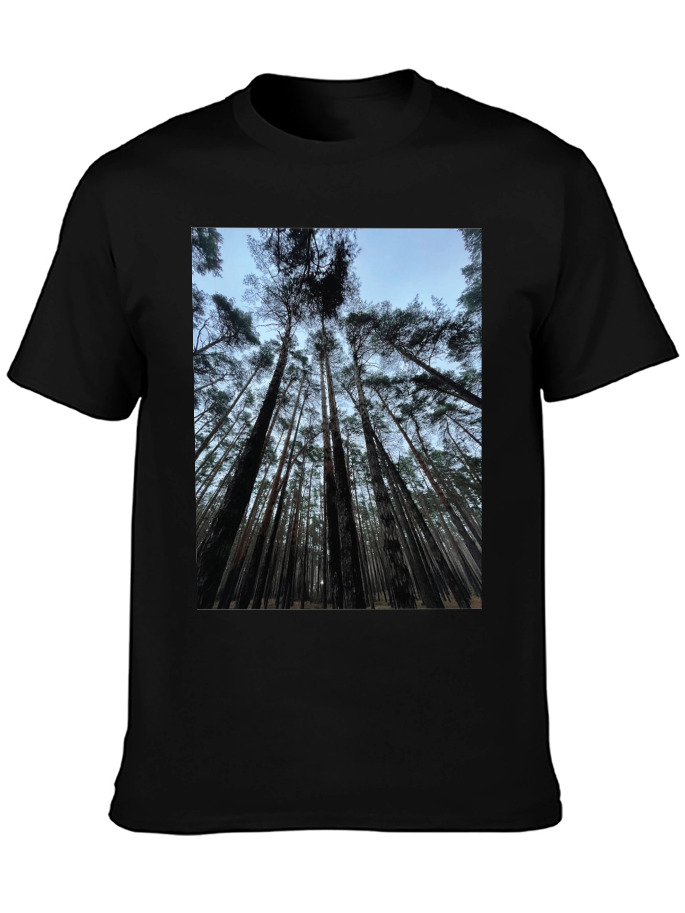 Forest Canopy Black T-Shirt