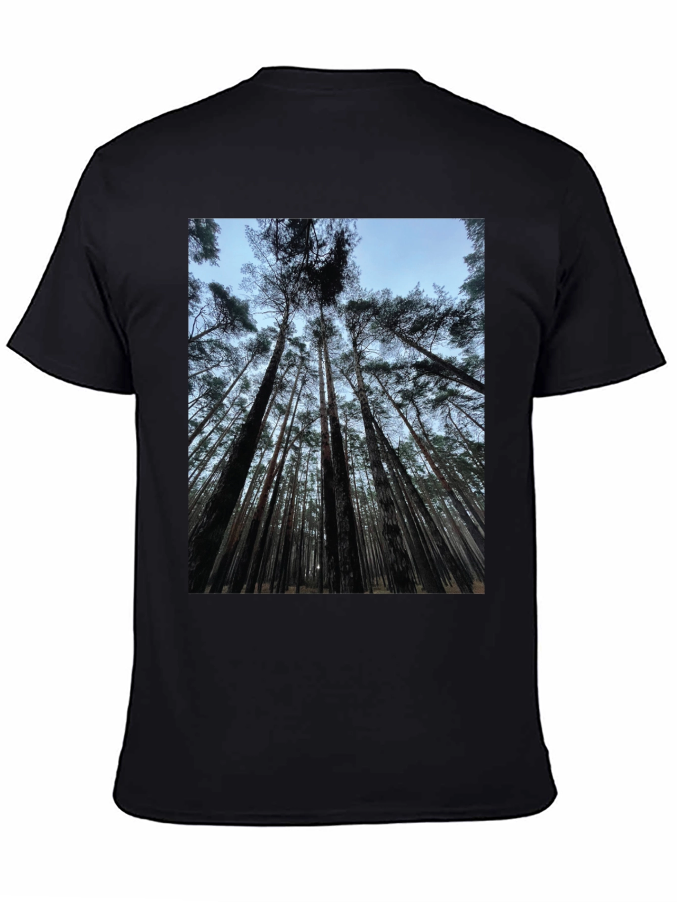 Forest Canopy Black T-Shirt