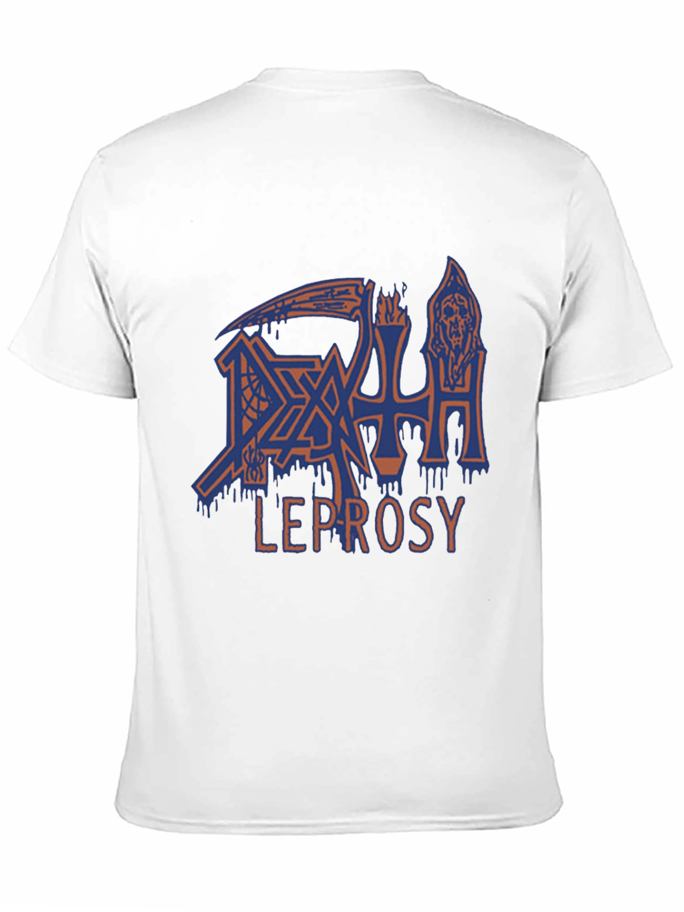Death Leprosy Graphic T-Shirt - Black