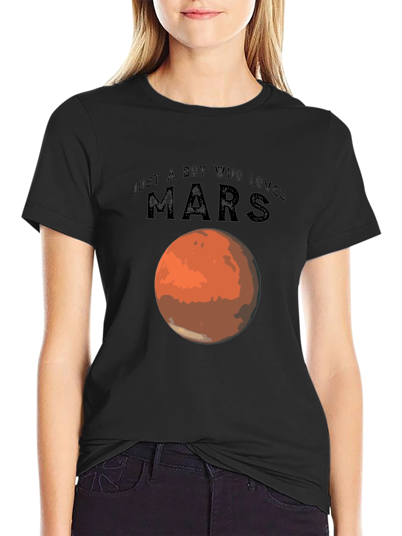 Just a Boy Who Loves Mars T-Shirt