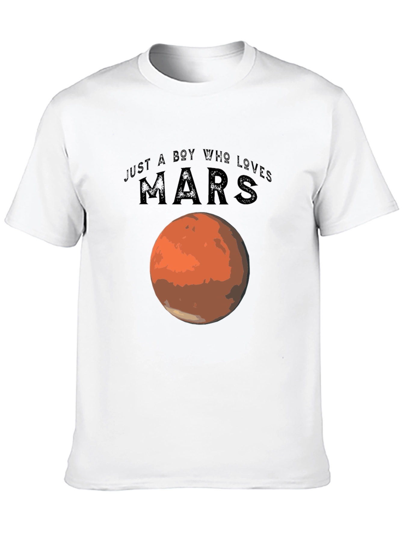 Just a Boy Who Loves Mars T-Shirt