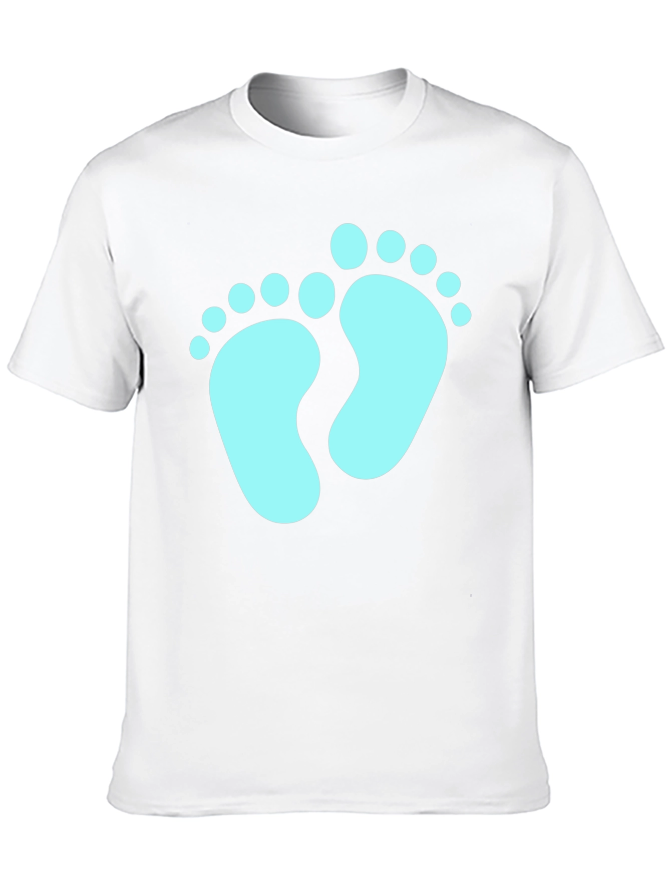 Baby Feet Graphic Tee - New Parent T-Shirt