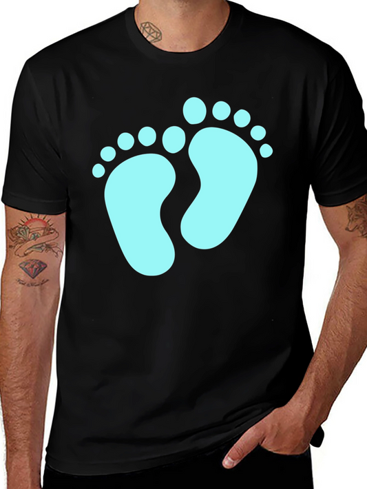 Baby Feet Graphic Tee - New Parent T-Shirt