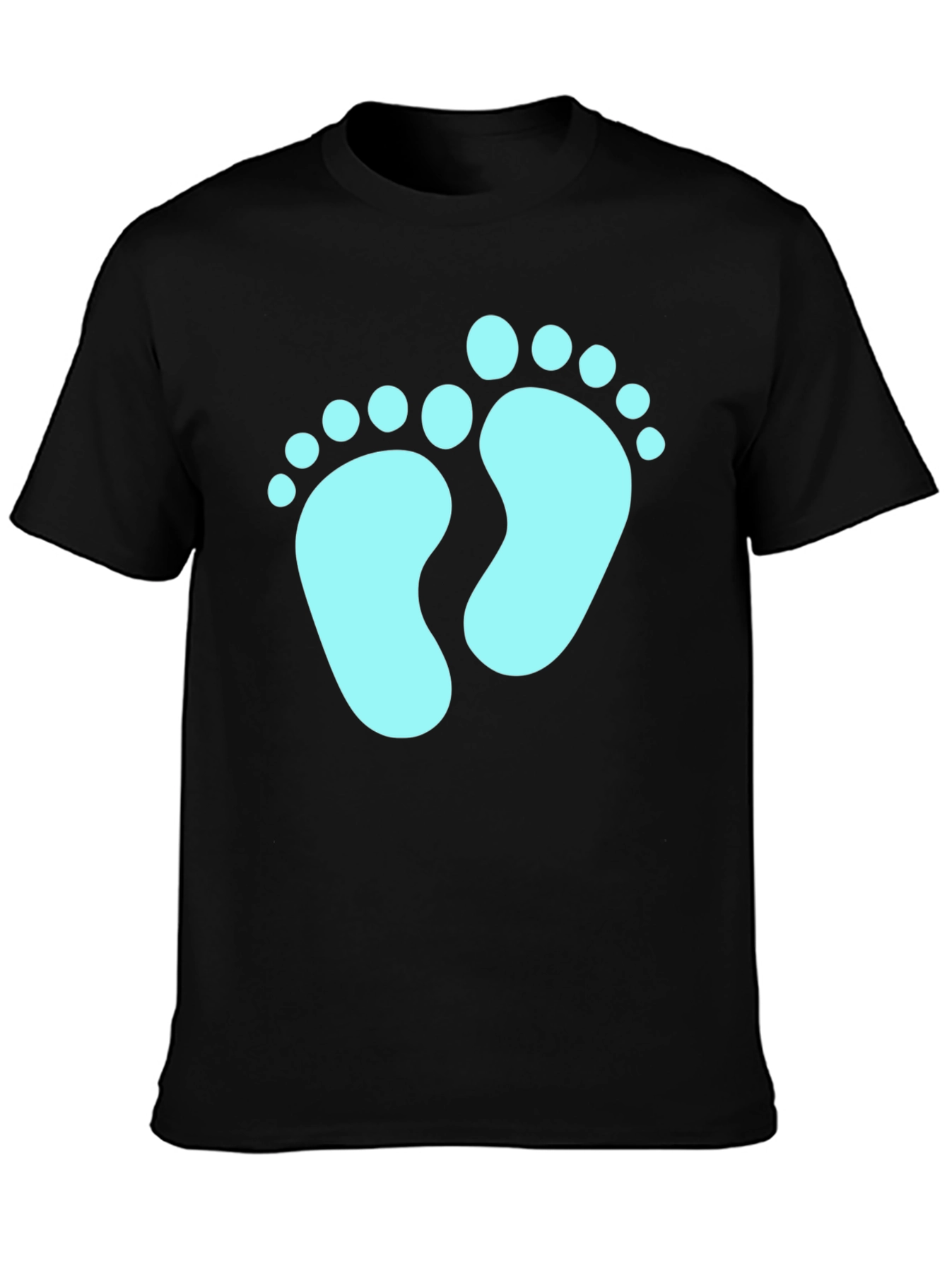 Baby Feet Graphic Tee - New Parent T-Shirt