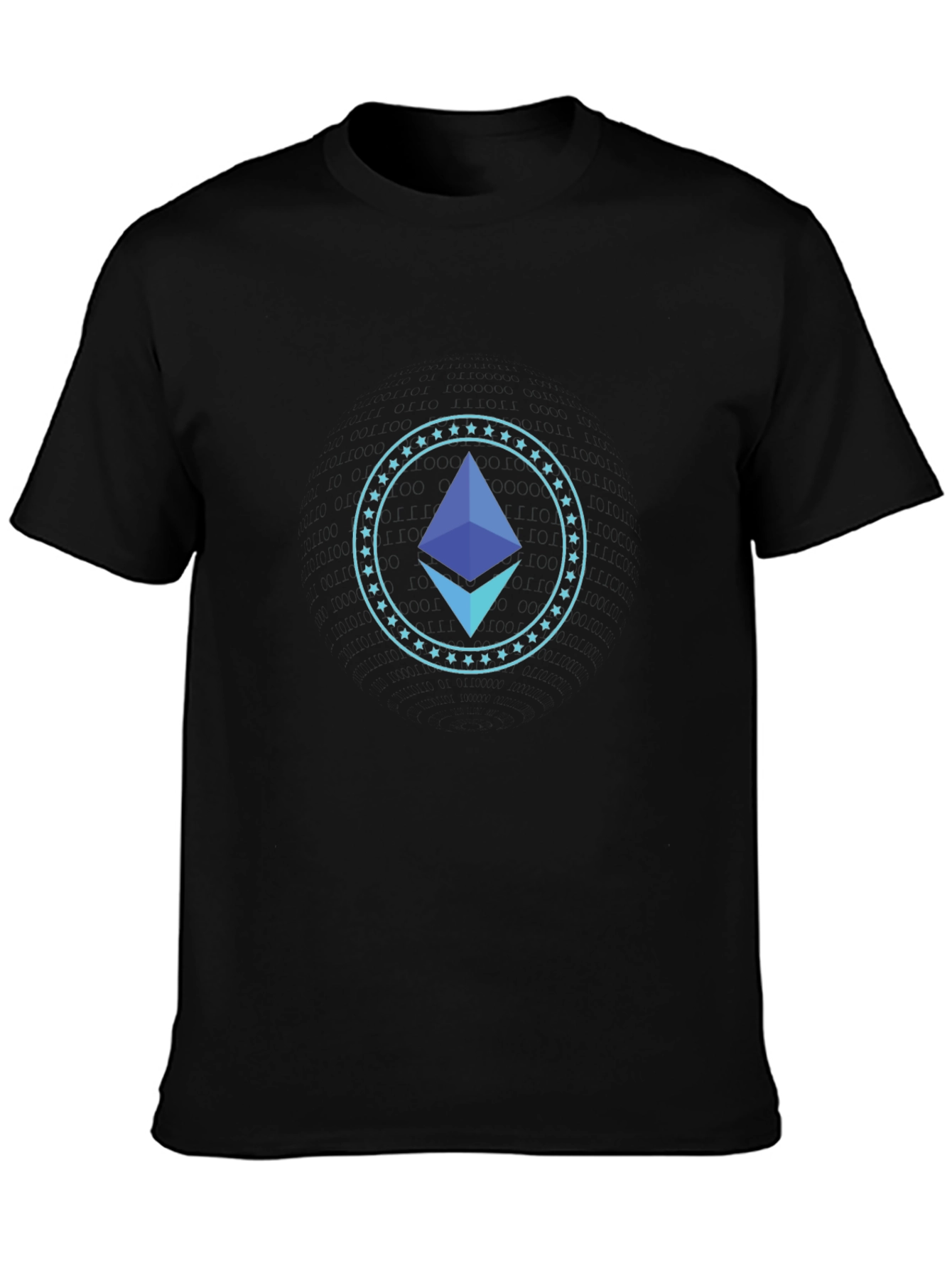 Ethereum Crypto Black T-Shirt - Stylish & Modern
