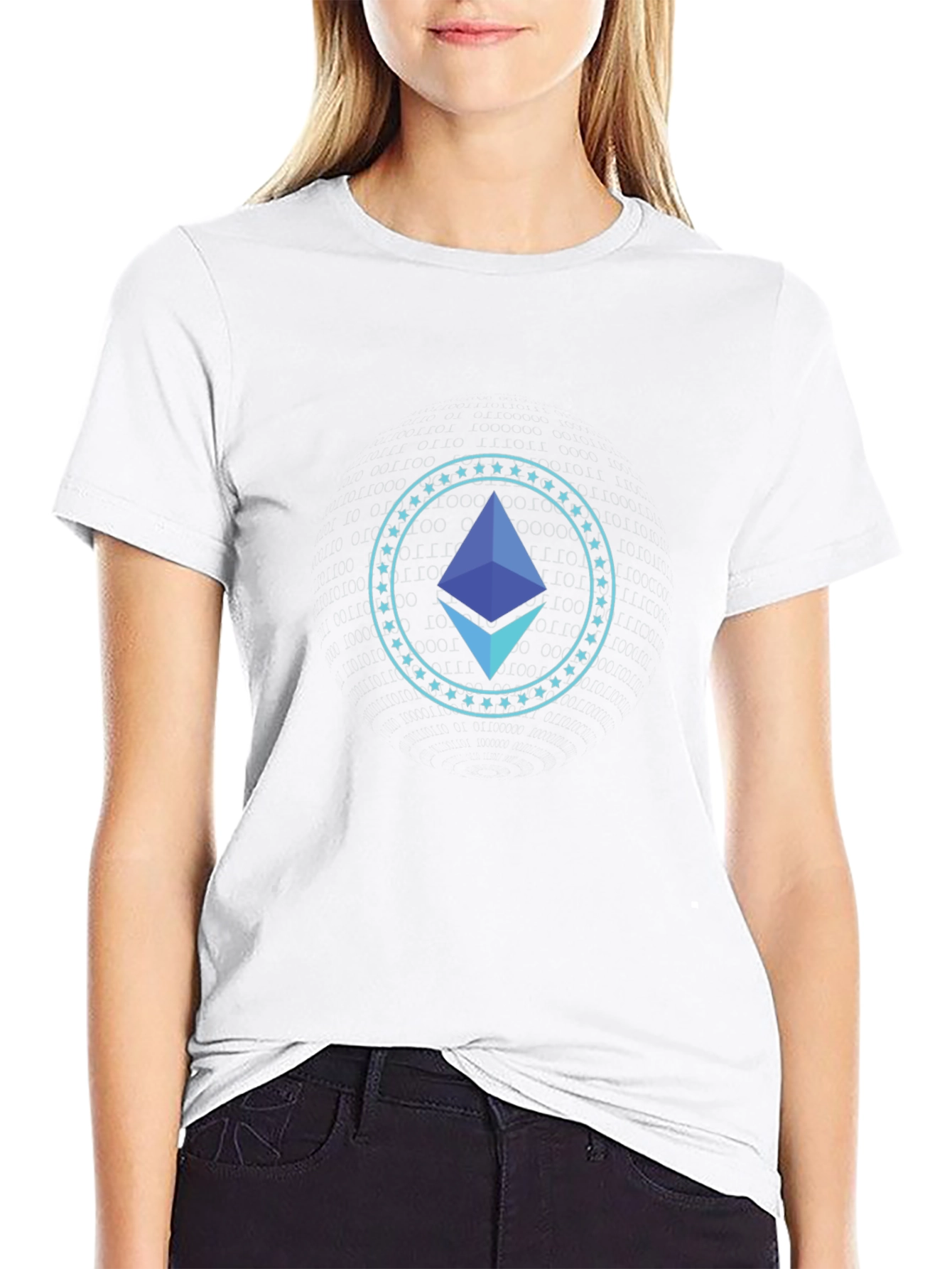 Ethereum Crypto Black T-Shirt - Stylish & Modern
